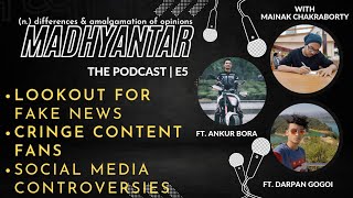 Detect fake news | Cringe Content ? Social media/Soft porn? | Madhyantar with Mainak Chakraborty E5 screenshot 3