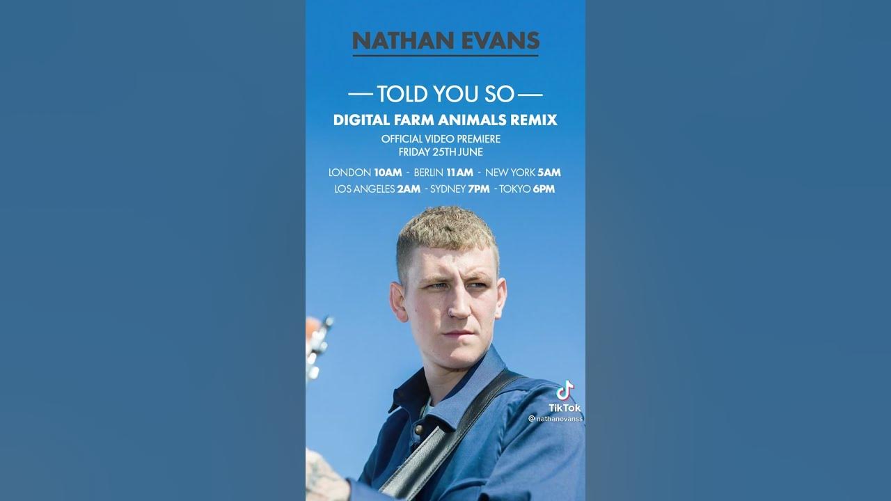 Nathan evans with told you so Nathan evans with told you so