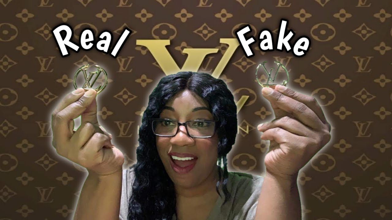 Louis Vuitton Hoop Earrings Unboxing Reviewing And Comparing Real LV  Earrings To Fake LV Earrings 