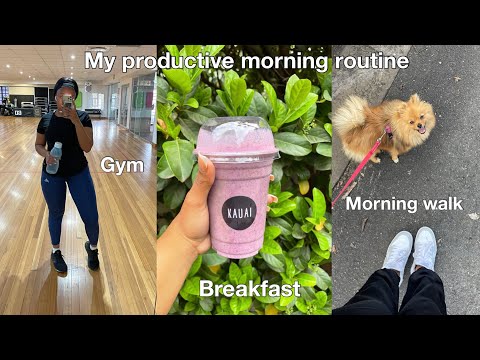 My *productive* morning routine|Hot girl winter