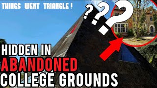 Weird Giant Pyramid Found In Abandoned College - I Explored The Grounds and Found THIS!