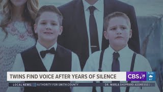 Twins find their voice after years of silence