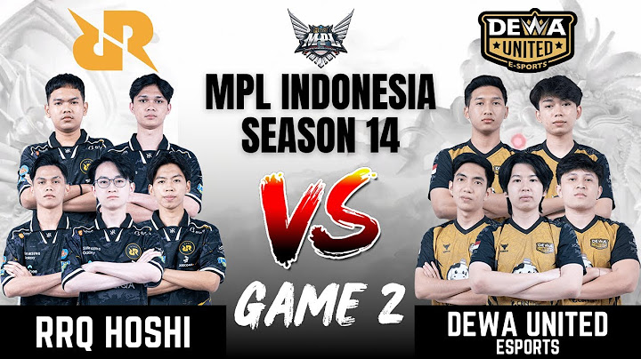 RRQ VS DEWA | RRQ HOSHI vs DEWA UNITED ESPORTS GAME 2 | MPL ID S14 | ENGLISH - Week 8 Day 1