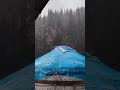 Rainy Mountain Life in a Yurt 🌧️ | Peaceful Nature