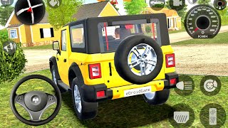 Indian Cars Simulator 3D Mahindra Thar Driving - kar game - Car Game Android Gameplay screenshot 5