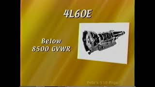 2001 Chevrolet Express Van Features - Dealer Training