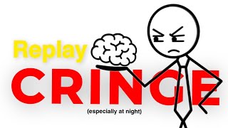 Why your Brain replays CRINGE MEMORIES (especially at night)