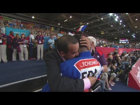 Joo (HUN) v Tcheumeo (FRA) -- Women's -78kg Bronze Medal Bout -- London 2012 Olympics