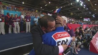 Joo (HUN) v Tcheumeo (FRA) -- Women's -78kg Bronze Medal Bout -- London 2012 Olympics