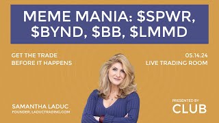 Meme Mania: $SPWR, $BYND, $BB, $LMMD #memestocks