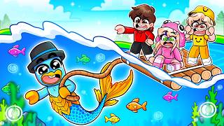 Me Hice Pasar por BEBÉ SIRENA en Roblox Brookhaven!