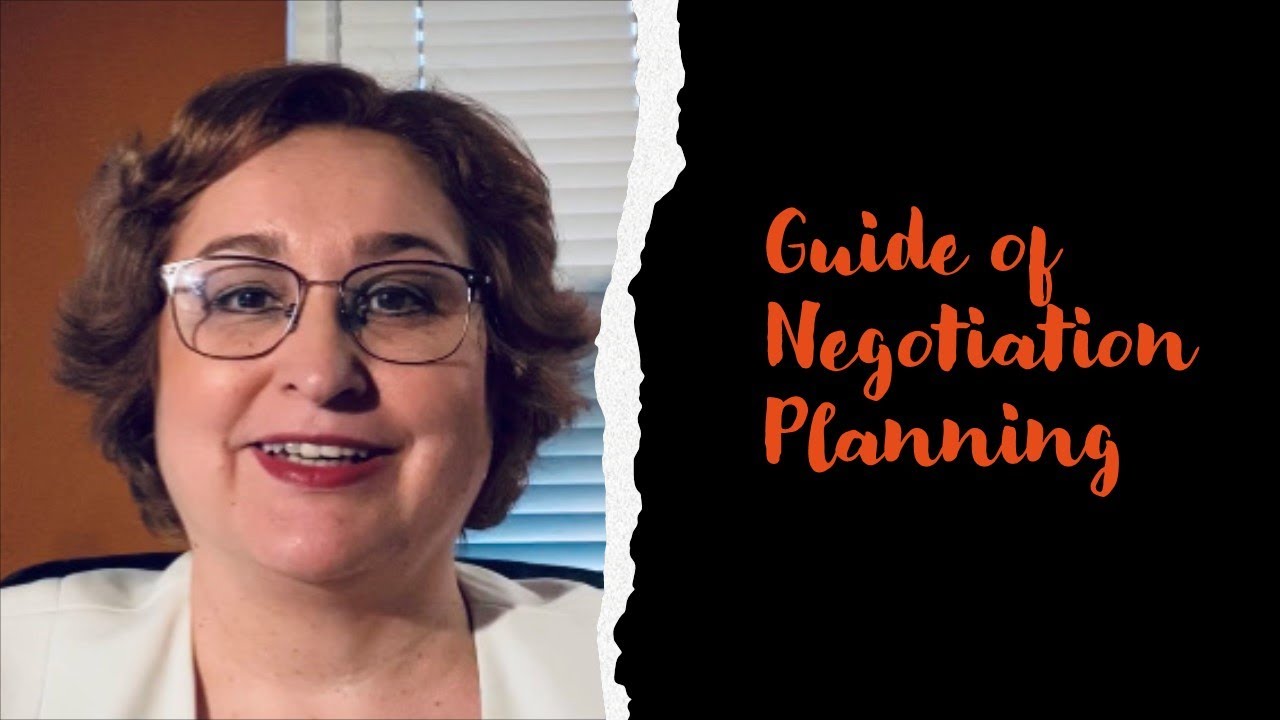 Video Guide Of Negotiation Planning YouTube