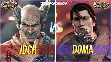 T8 🔥 JDCR (Heihachi) Vs DoMa (Dragunov) 🔥 High Level Gameplay !