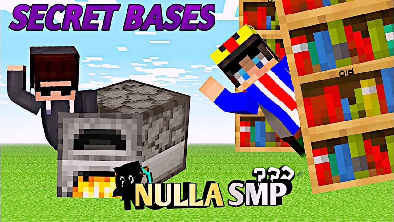 Nulla Minecraft I MADE SECRET BASES IN MINECRAFT 🥳🥳🥳 NULLA SMP - YouTube