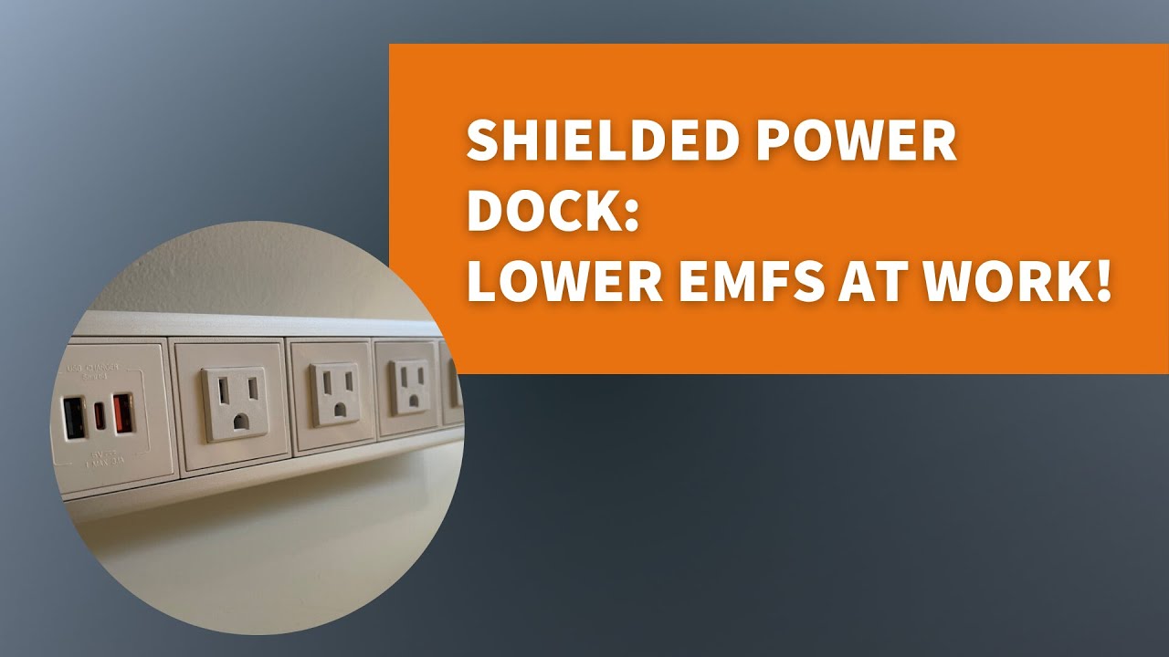 Demonstration: How A Shielded Power Dock Can Lower EMFs At Work [Circle Preview]