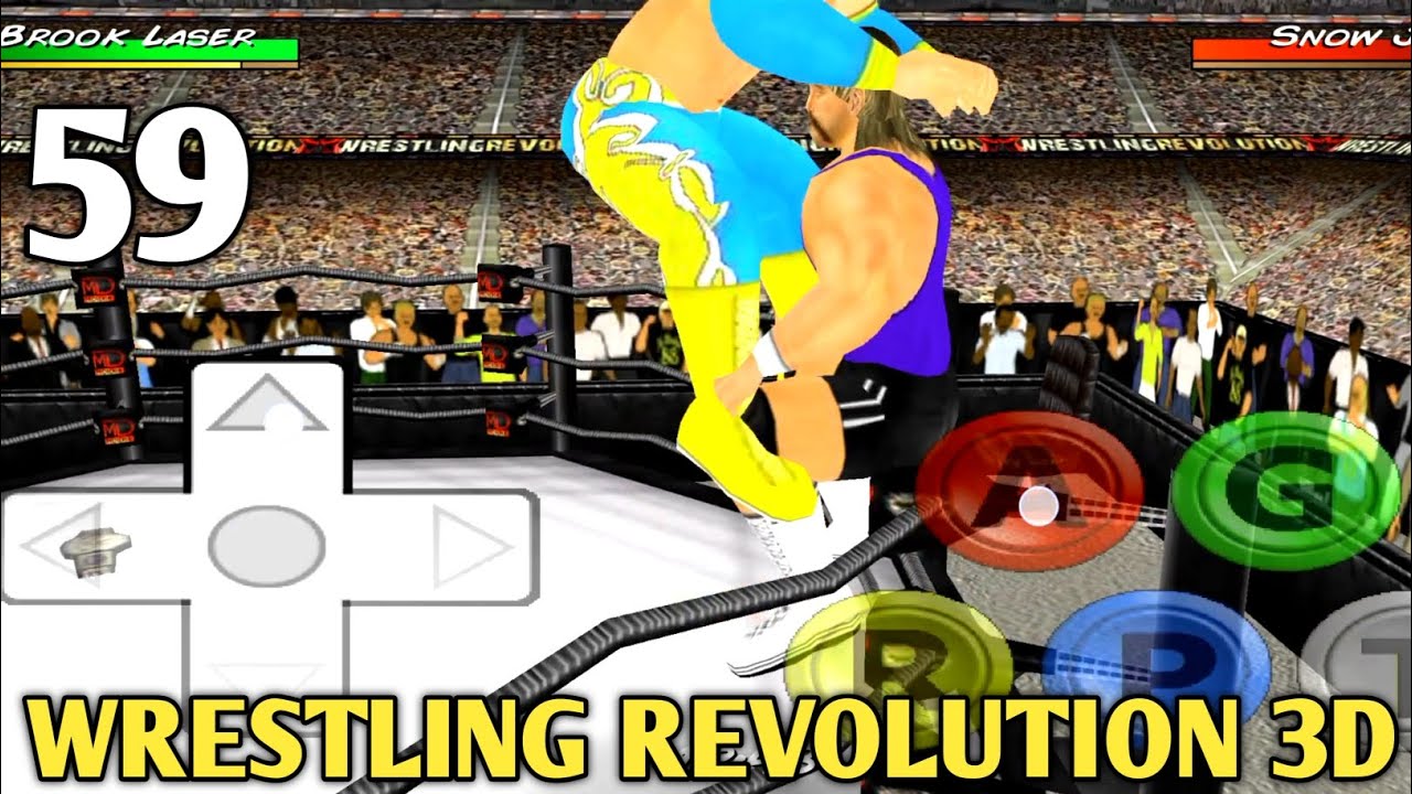 Wrestling Revolution 3d Gameplay || fight games || Wrestling Career || Fight - 59
