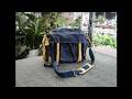Make a canvas crossbody bag/Messenger bag/camera bag that can carry a mirrorless camera and a laptop