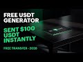 Tested a free USDT generator late at night — watch me send instant funds!