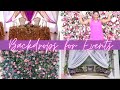 EVERYONE WILL WANT A BACKDROP AFTER WATCHING THIS| 2022 BACKDROPS FOR WEDDINGS| HUGE AMAZON HAUL