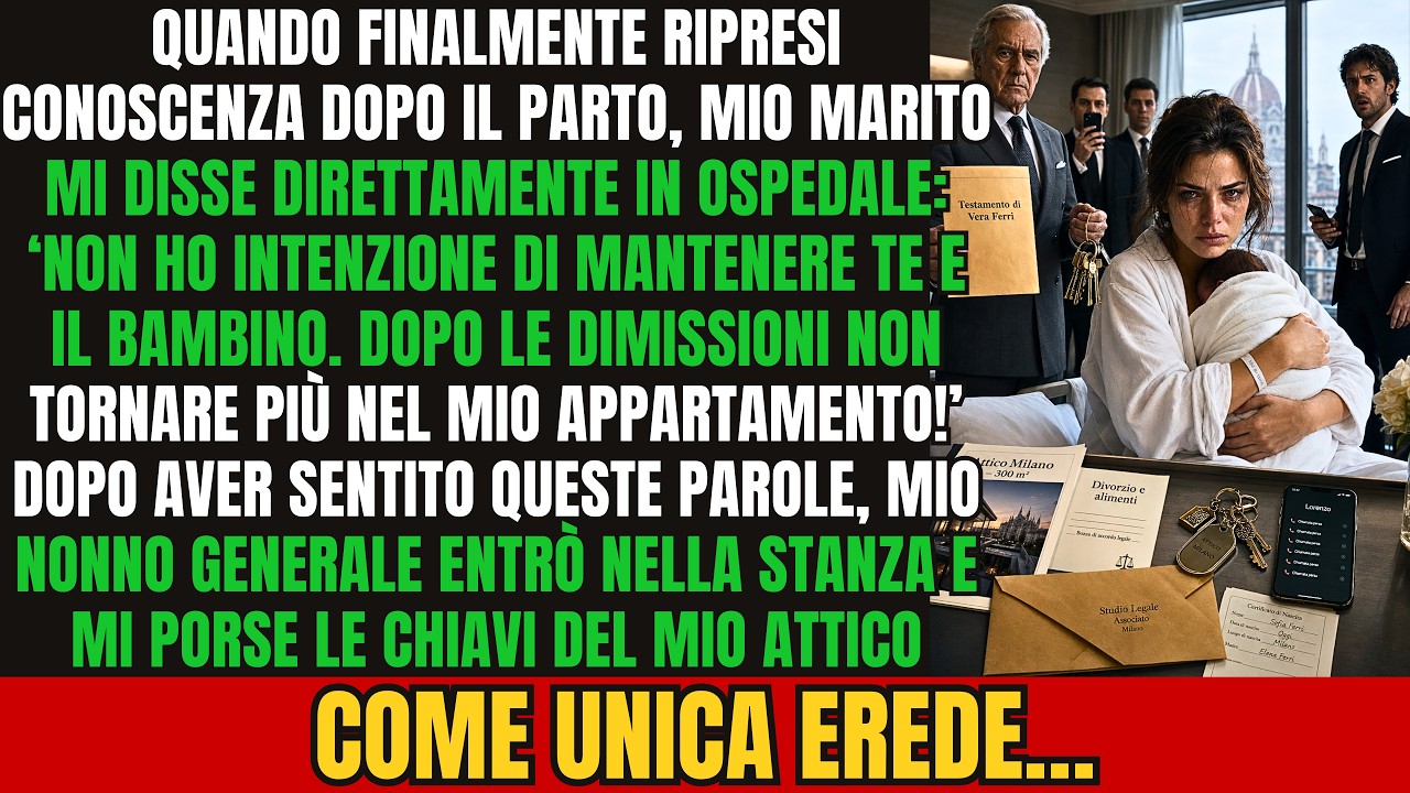 Mio marito mi ha lasciata in ospedale due ore dopo che avevo partorito. Si è fermato davanti alla culla della nostra bambina, non l’ha guardata nemmeno un secondo, e mi ha detto: «Non ho...