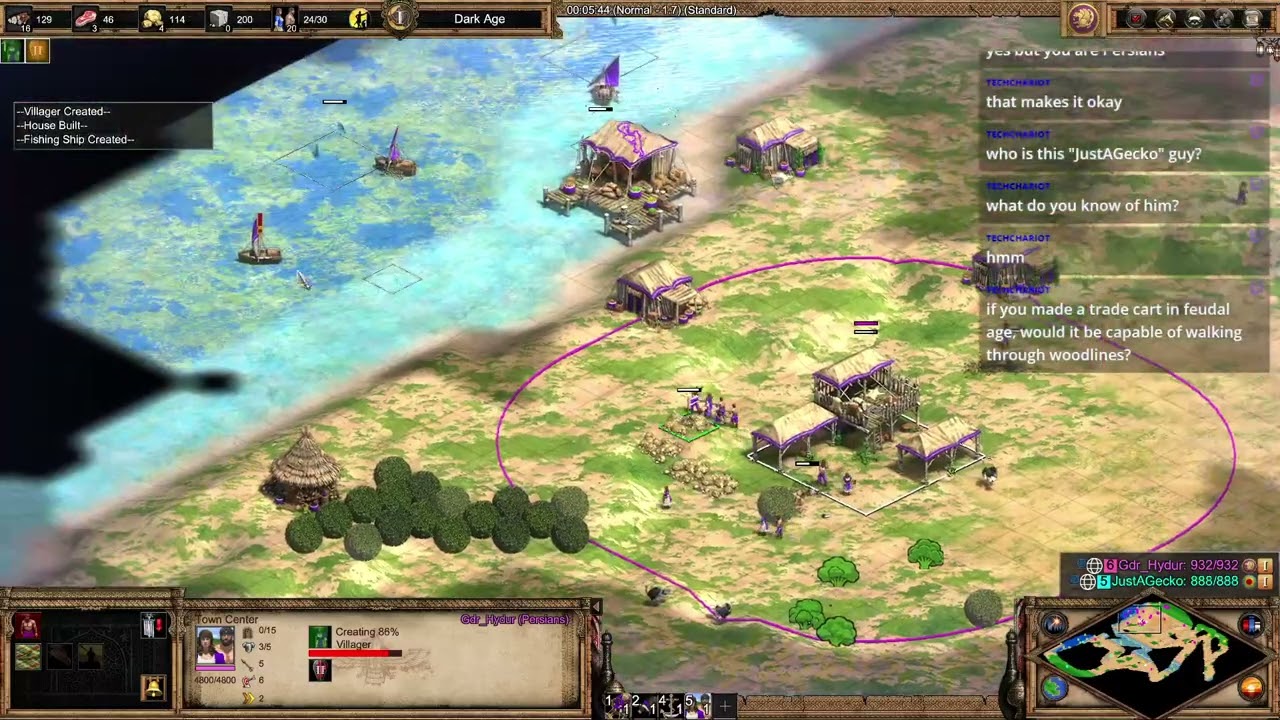 Aoe Leagues Season 15 - Division B Group 2 - vs JustAGecko