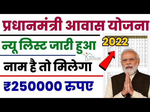 प्रधानमंत्री आवास योजना सूची 2022 | पीएम आवास योजना सूची 2021 की जांच कैसे करें | अपना नाम चेक करे मोबाइल से |