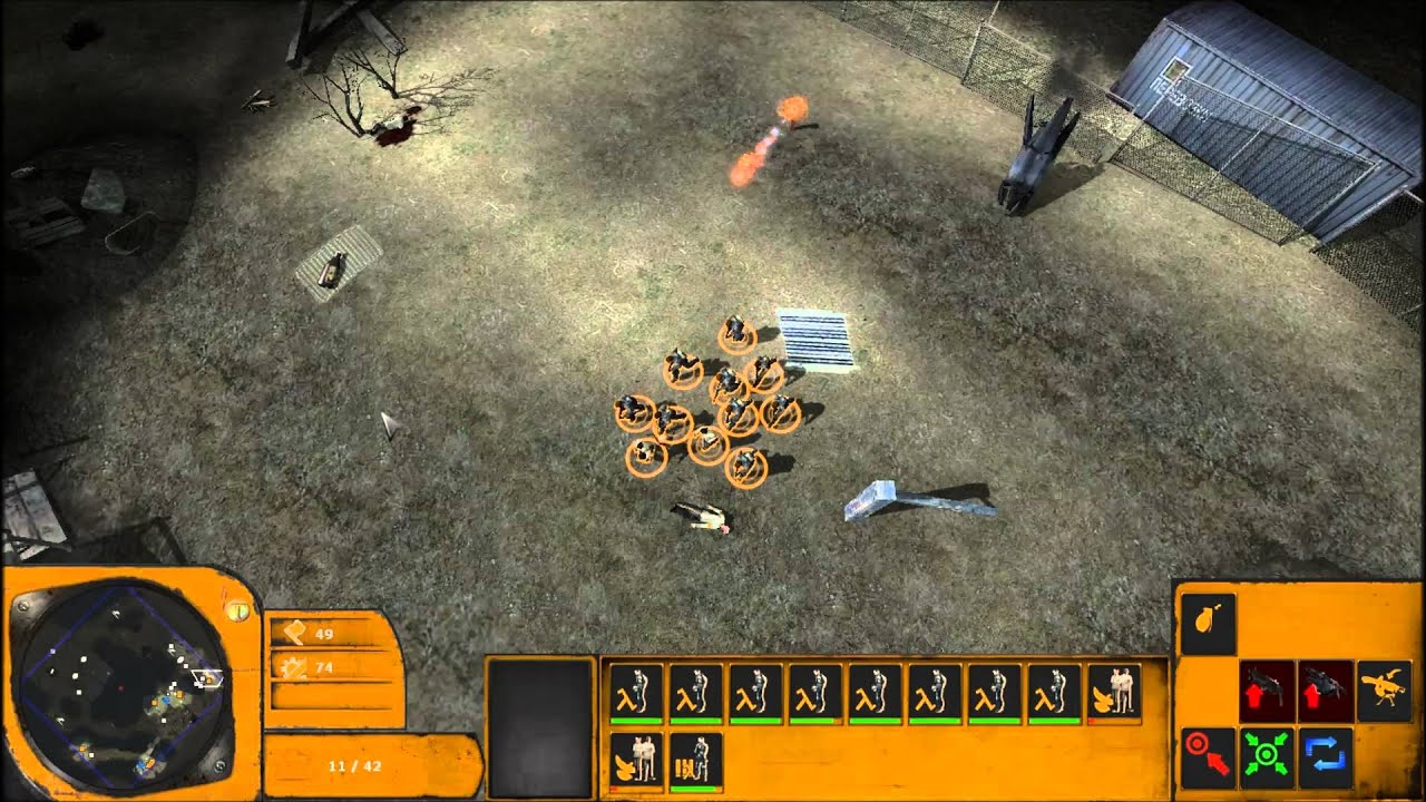 Lambda Wars : abandoned map walkthrough - YouTube