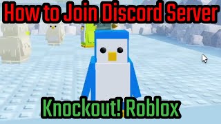 How to Join Discord Server in Knockout! Roblox
