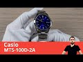 Обзор и настройка часов Casio MTS-100D-2A