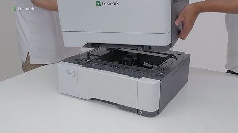 CS421/CS521/CS622 Series—Installing the optional 650-sheet tray