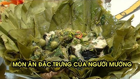 Món ăn đặc trưng của người Mường