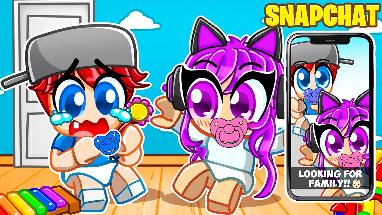 We Played BABY MODE In SNAPCHAT! (Brookhaven RP 🏡)