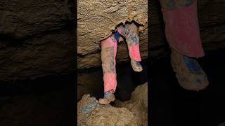 🕳️ The Hungry Cave Swallowed Her… 😳 | Squeeze Caving Adventure #caving