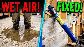 Wet compressed air!!!...Lets fix that problem with a new drier install