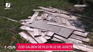 Cod galben de ploi în 22 de județe