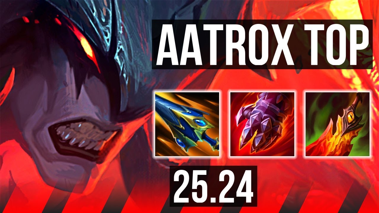 AATROX vs JAX (TOP) | Good KDA: 16/1/12, 41K damage | KR Grandmaster | 25.24