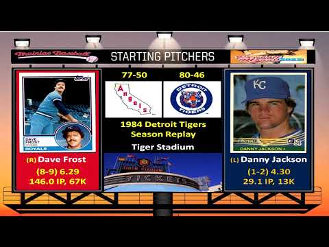 Game 127 - 1984 Detroit Tigers Season Replay v California Angels