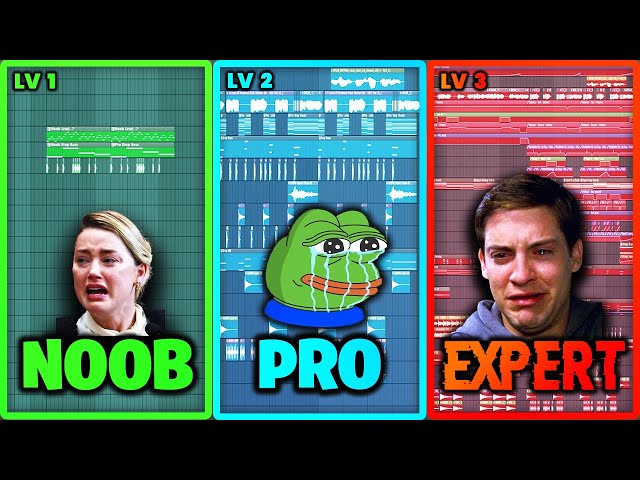 3 Levels Of Emotional Music - NOOB vs PRO vs EXPERT class=