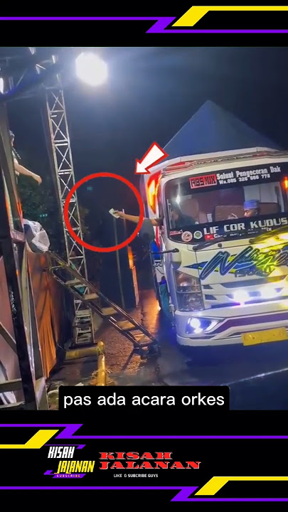 Persaingan sopir truk cabai menyawer penyanyi dangdut #shorts