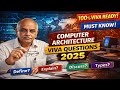 Computer Architecture Viva 2025 🔥 | Most Asked Questions 2025
