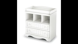 South Shore Savannah 2-Drawer Changing Table, Pure White
