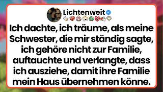 [Ganze Folge] Ich dachte, ich träume, als meine Schwester, die mir ständig sagte, ich gehöre nicht