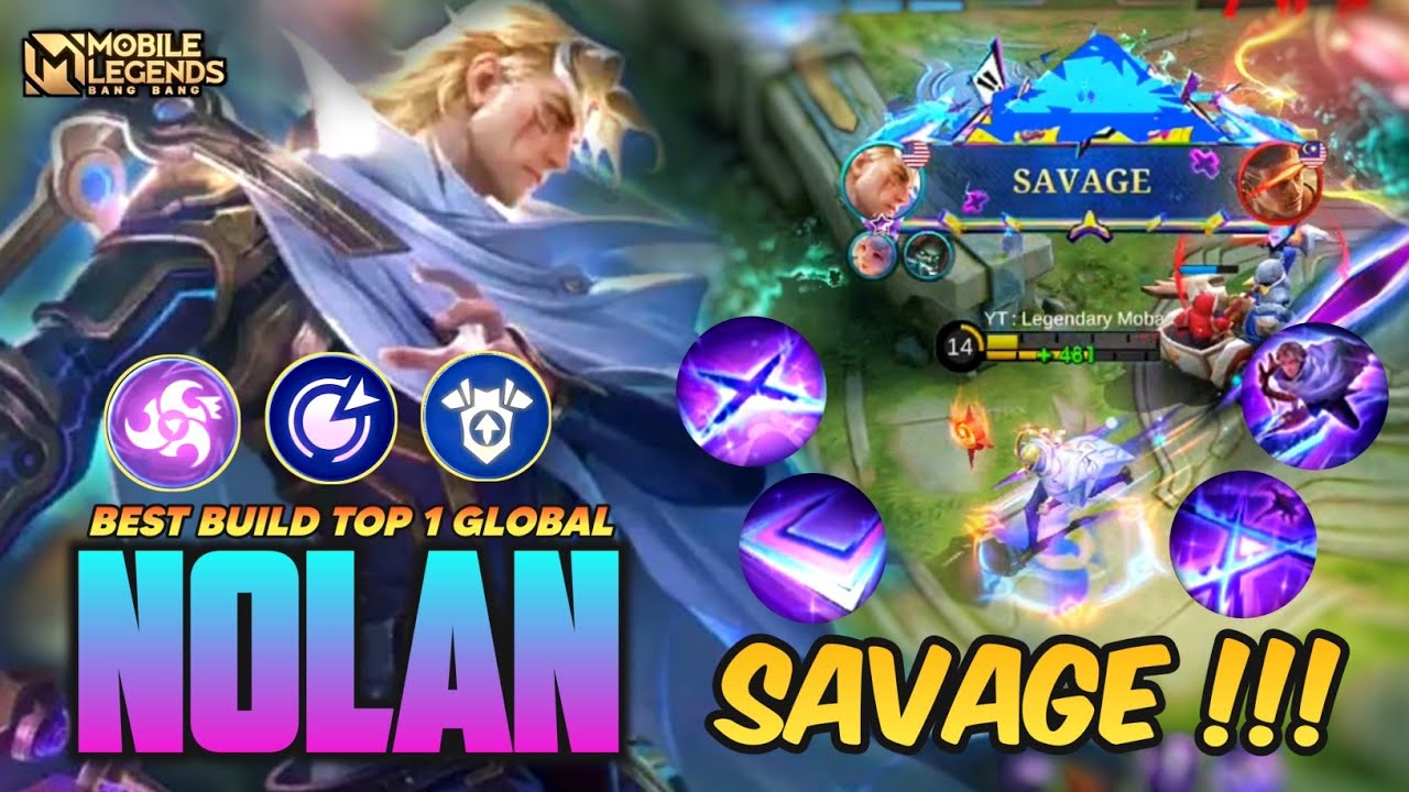 New Hero Nolan Savage Gameplay - Mobile Legends Bang Bang 