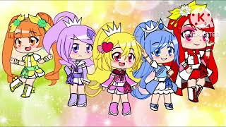 Pretty Cure Characters In Gacha Club remade