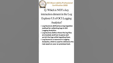 6 | OCI Observability Professional Certification 2025