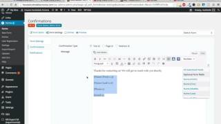 Gravity Forms Merge Tags