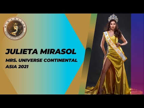 Julieta Mirasol - Mrs. Universe Continental Asia 2021 | Sharina World Beauty Magazine