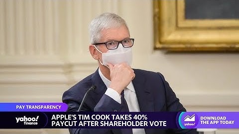 Apple CEO Tim Cook agrees to 40% pay cut, stores begin contract negotiations amid union push