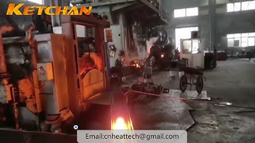 Automation Medium Frequency Induction Forging Furnace Machine System, Automatic Hot Forging Furnace