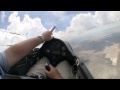 Glider Cockpit Tour While Flying Between the Clouds